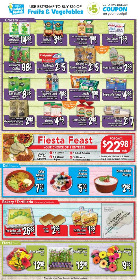 02/21 - 02/28/2024. Sellers Bros. Grocery. Check Fiesta Foods SuperMarkets ad - valid 04/26 - 05/02/2023. Don't miss special sales for the next week in your favorite store with Rabato.
